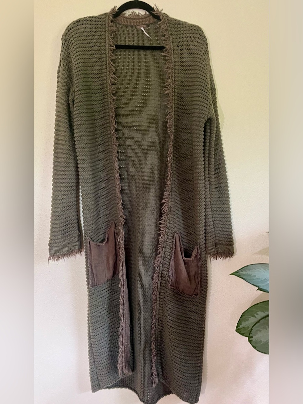 Free People cardigan duster